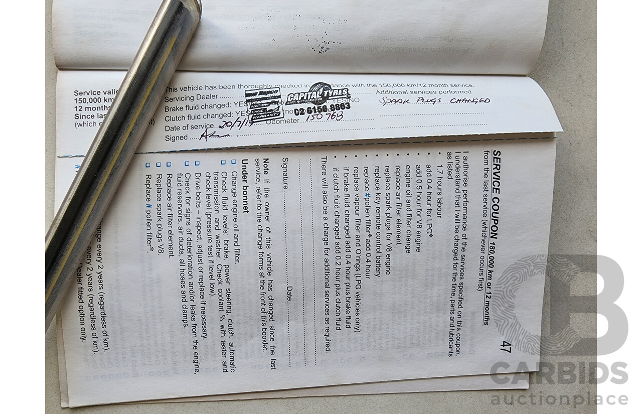 2/2010 Holden Commodore SV6 VE MY10 Utility Silver 3.6L