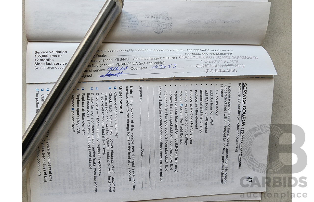 2/2010 Holden Commodore SV6 VE MY10 Utility Silver 3.6L