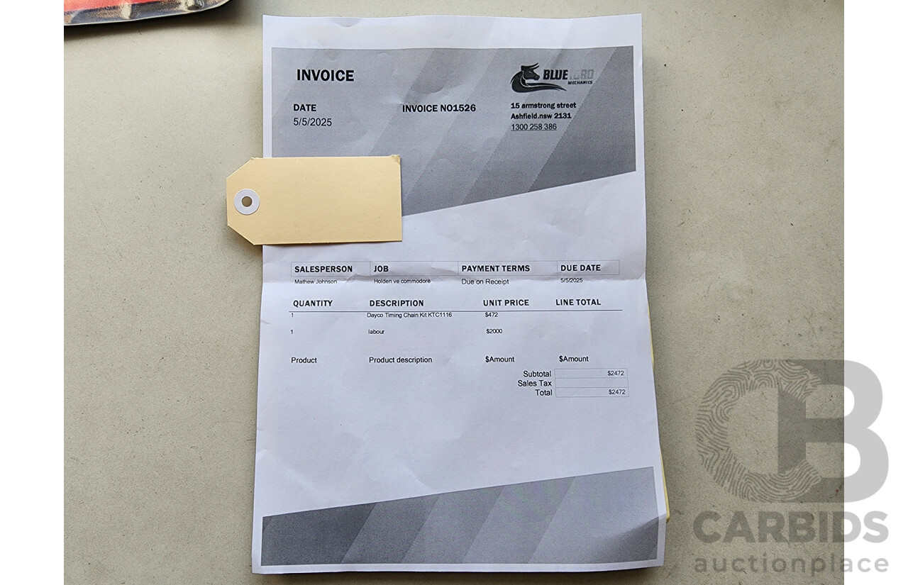 2/2010 Holden Commodore SV6 VE MY10 Utility Silver 3.6L