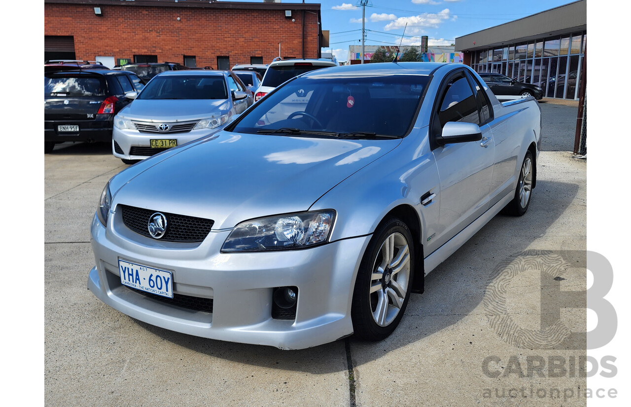 2/2010 Holden Commodore SV6 VE MY10 Utility Silver 3.6L