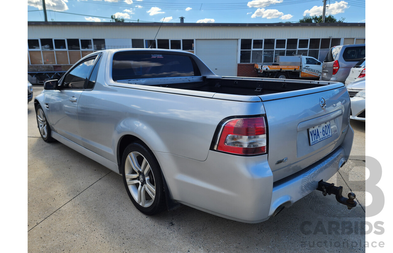 2/2010 Holden Commodore SV6 VE MY10 Utility Silver 3.6L