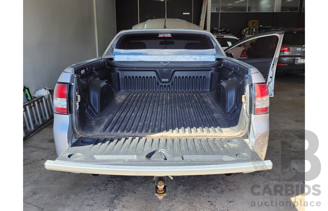 2/2010 Holden Commodore SV6 VE MY10 Utility Silver 3.6L
