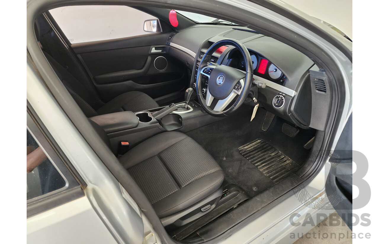 2/2010 Holden Commodore SV6 VE MY10 Utility Silver 3.6L
