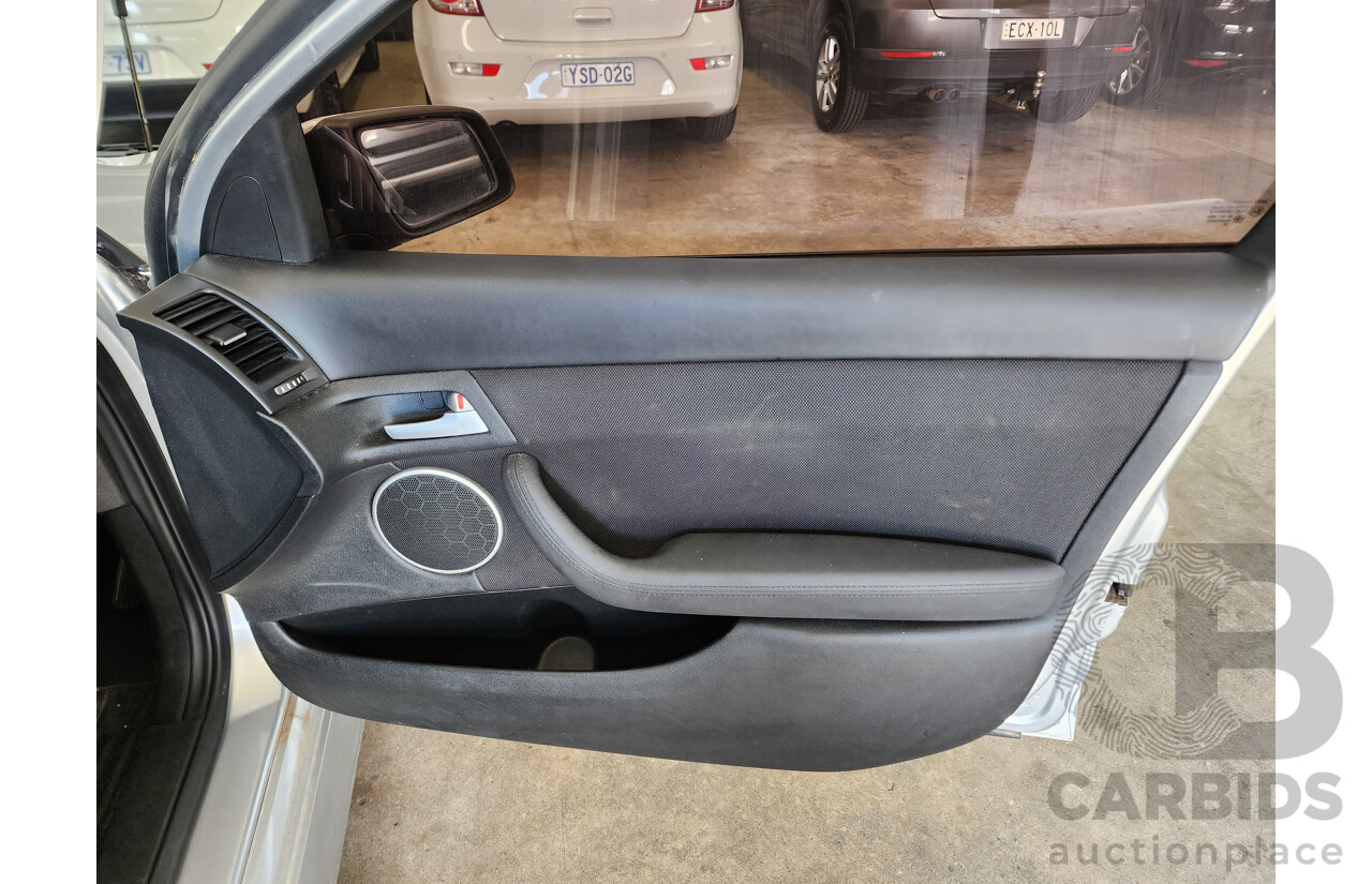 2/2010 Holden Commodore SV6 VE MY10 Utility Silver 3.6L