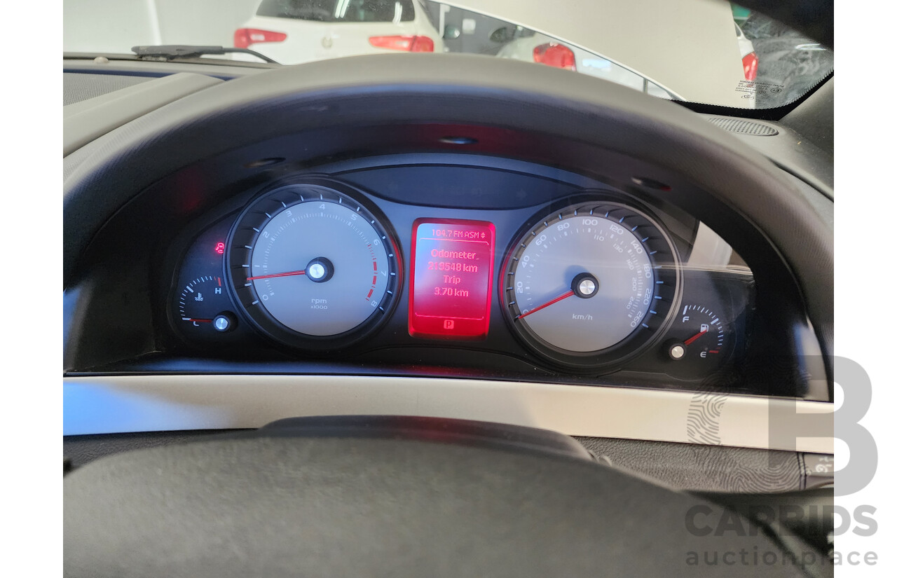 2/2010 Holden Commodore SV6 VE MY10 Utility Silver 3.6L