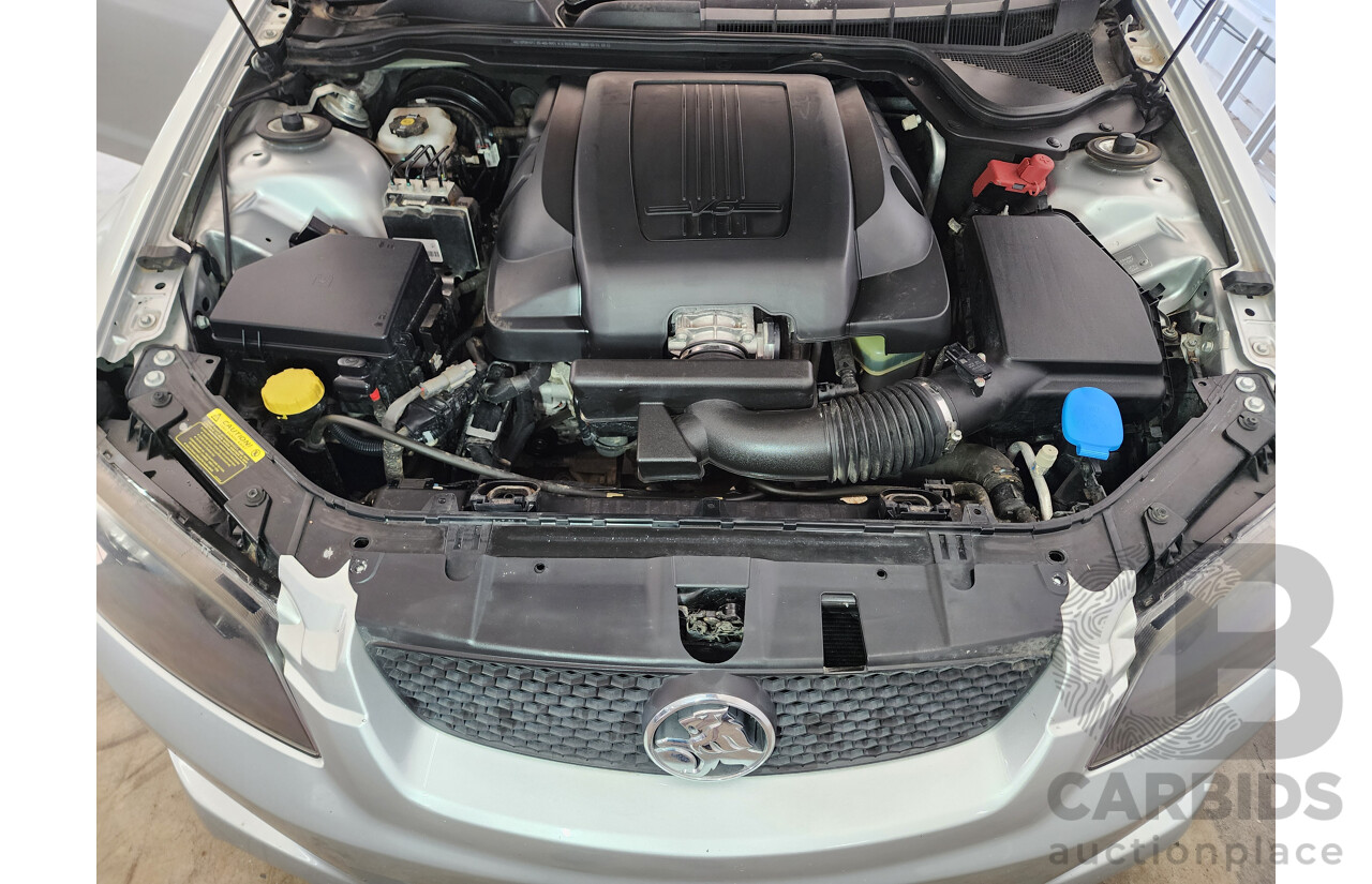 2/2010 Holden Commodore SV6 VE MY10 Utility Silver 3.6L