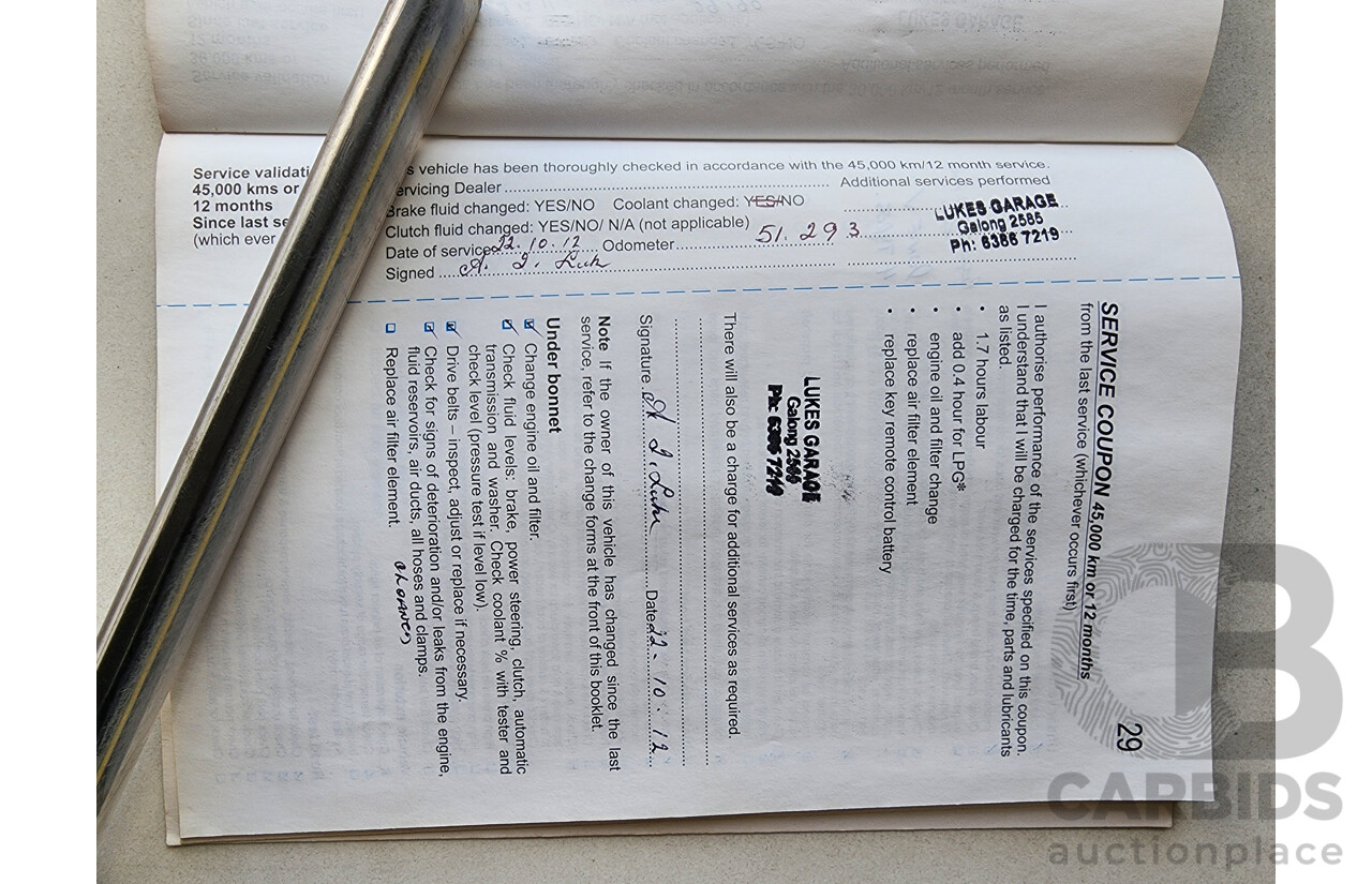 2/2010 Holden Commodore SV6 VE MY10 Utility Silver 3.6L