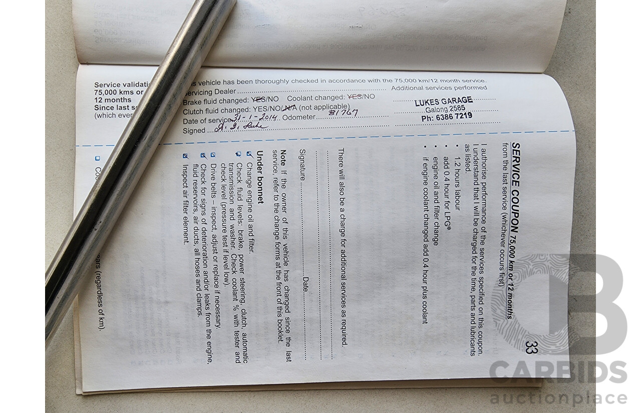 2/2010 Holden Commodore SV6 VE MY10 Utility Silver 3.6L