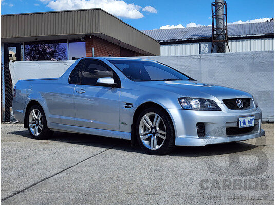 2/2010 Holden Commodore SV6 VE MY10 Utility Silver 3.6L