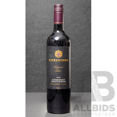 Pirramimma Vineyard Select Cabernet Sauvignon Vintage 2012