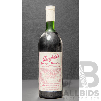 Penfolds Grange Hermitage Bin 95 Vintage 1977
