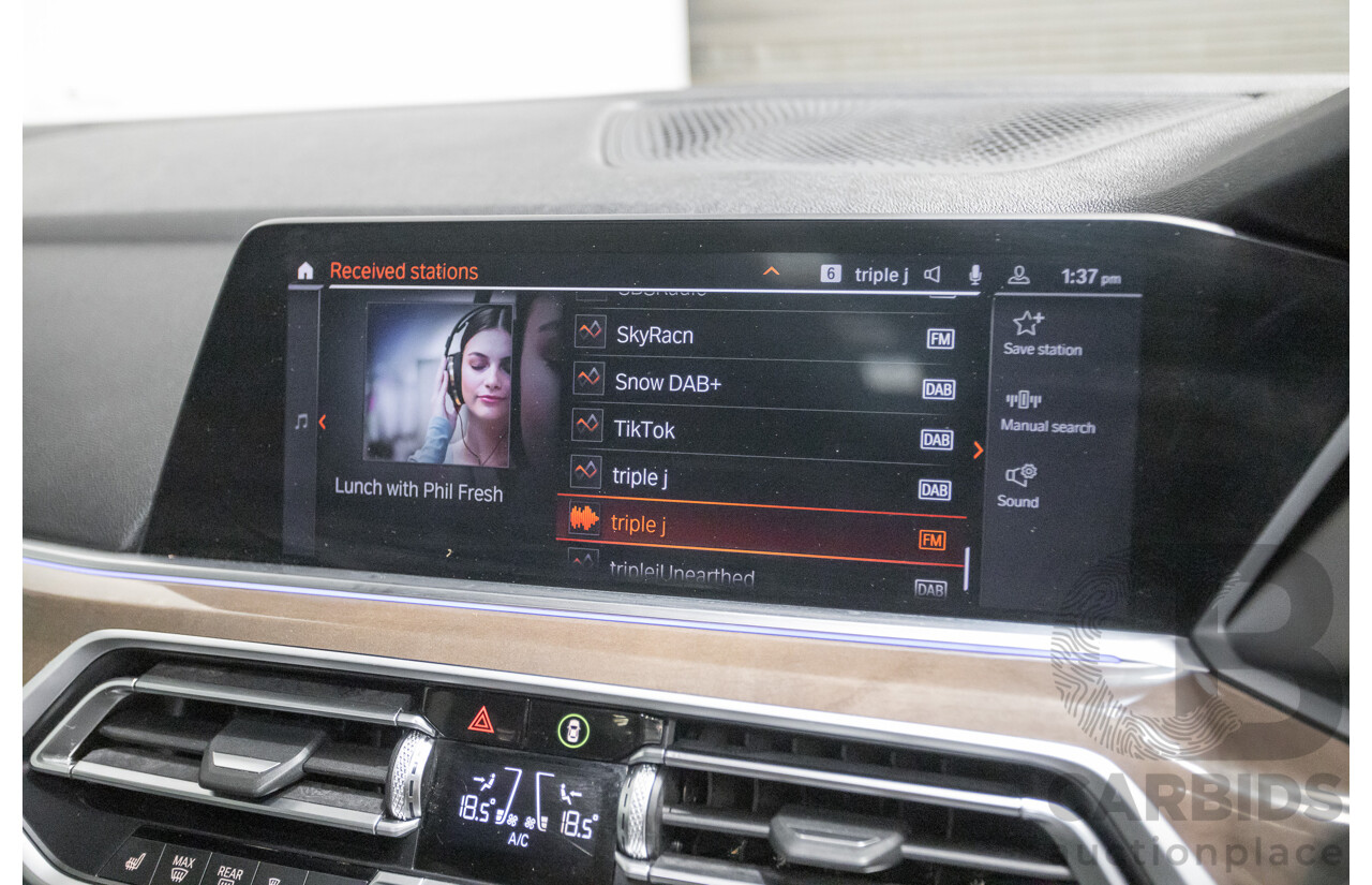 4/2019 BMW X5 xDrive 30d M Sport (AWD) G05 MY19 4D Wagon Carbon Black Metallic Turbo Diesel 3.0L