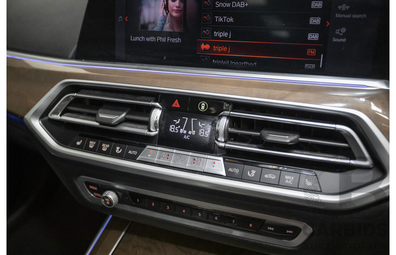 4/2019 BMW X5 xDrive 30d M Sport (AWD) G05 MY19 4D Wagon Carbon Black Metallic Turbo Diesel 3.0L