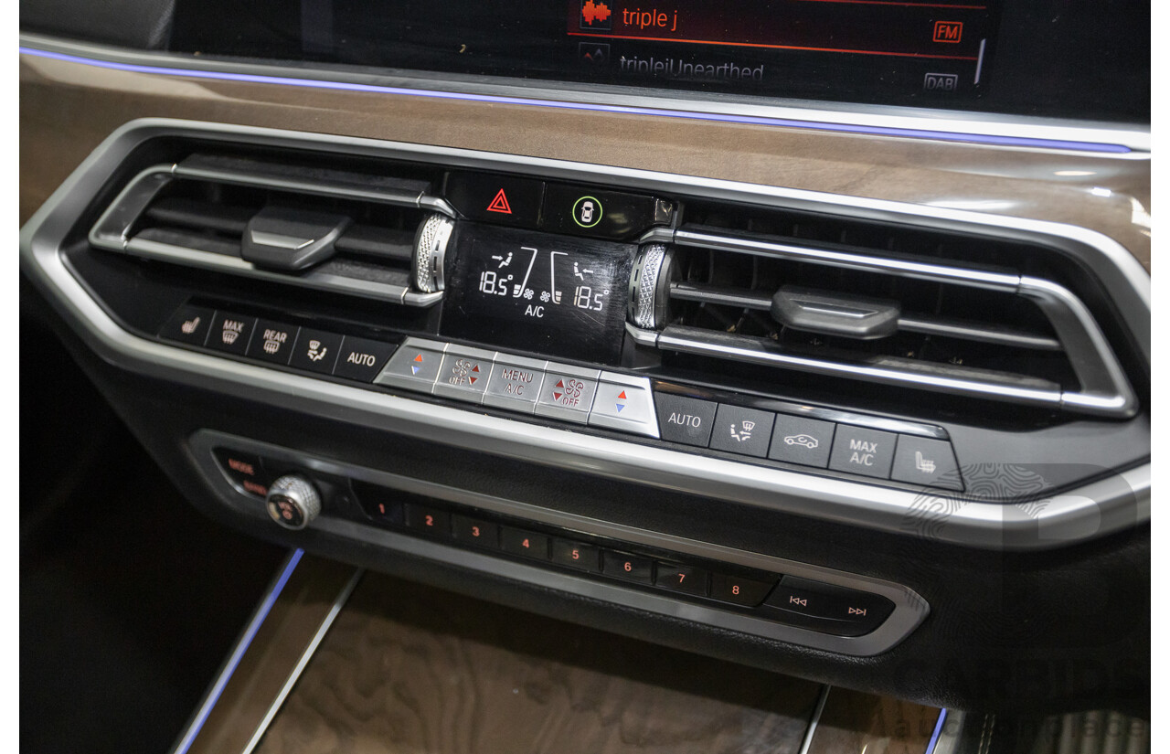 4/2019 BMW X5 xDrive 30d M Sport (AWD) G05 MY19 4D Wagon Carbon Black Metallic Turbo Diesel 3.0L