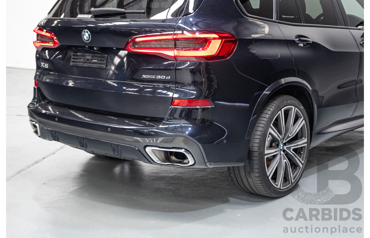 4/2019 BMW X5 xDrive 30d M Sport (AWD) G05 MY19 4D Wagon Carbon Black Metallic Turbo Diesel 3.0L