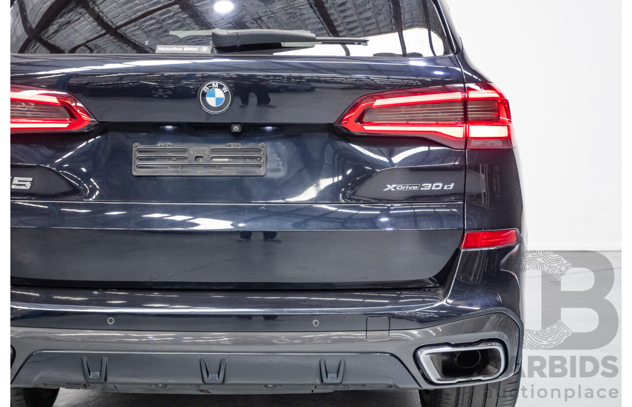 4/2019 BMW X5 xDrive 30d M Sport (AWD) G05 MY19 4D Wagon Carbon Black Metallic Turbo Diesel 3.0L