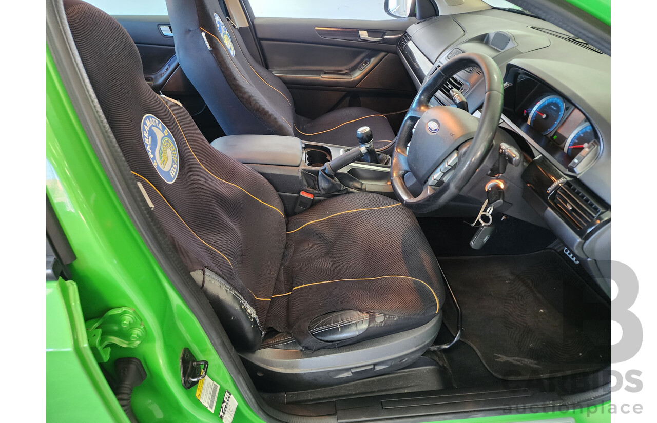 8/2009 Ford Falcon XR8 FG 4d Sedan Green 5.4L