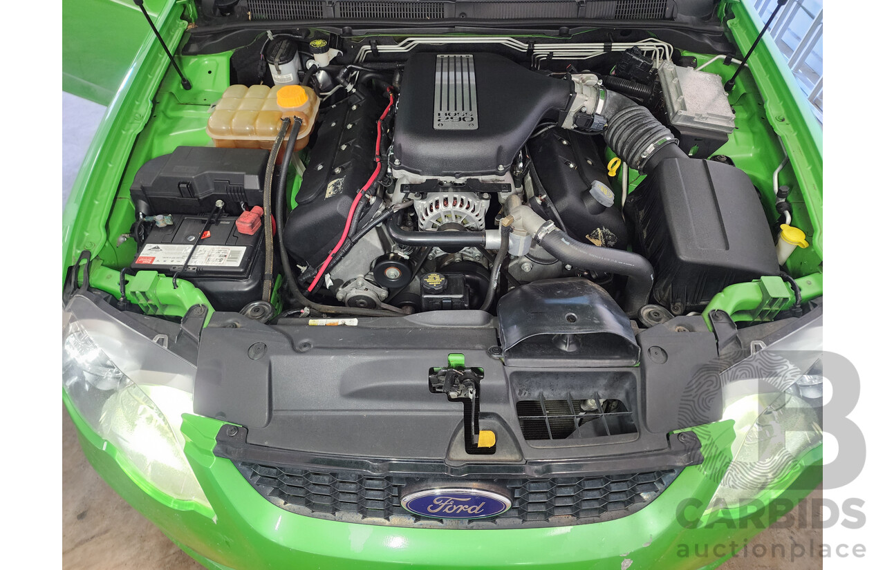 8/2009 Ford Falcon XR8 FG 4d Sedan Green 5.4L