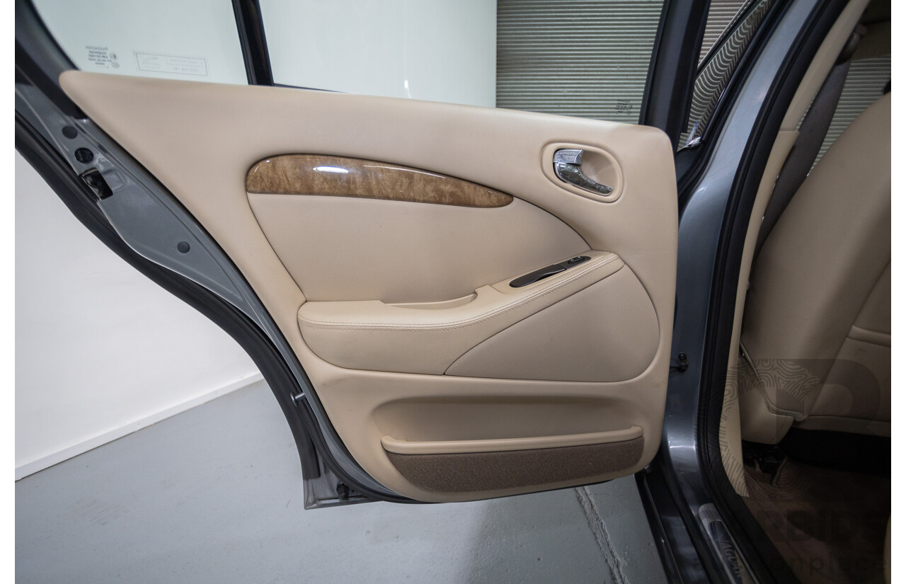 11/2003 Jaguar S Type V6 Luxury 4D Sedan Quartz Grey Metallic V6 3.0L