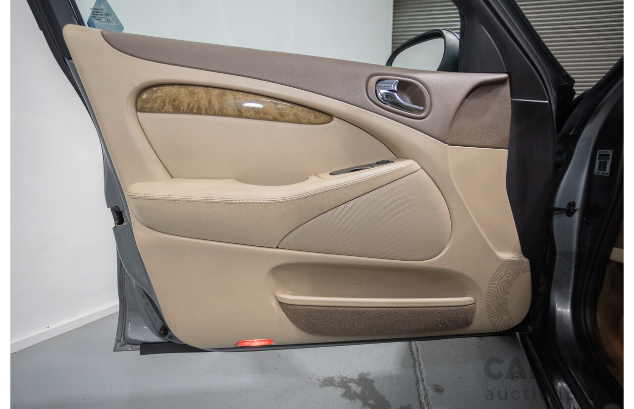 11/2003 Jaguar S Type V6 Luxury 4D Sedan Quartz Grey Metallic V6 3.0L