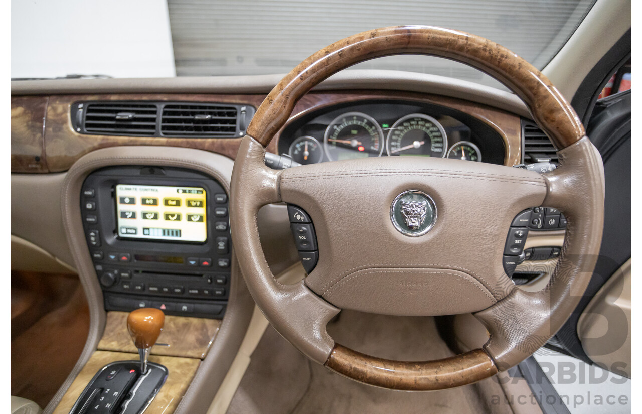 11/2003 Jaguar S Type V6 Luxury 4D Sedan Quartz Grey Metallic V6 3.0L