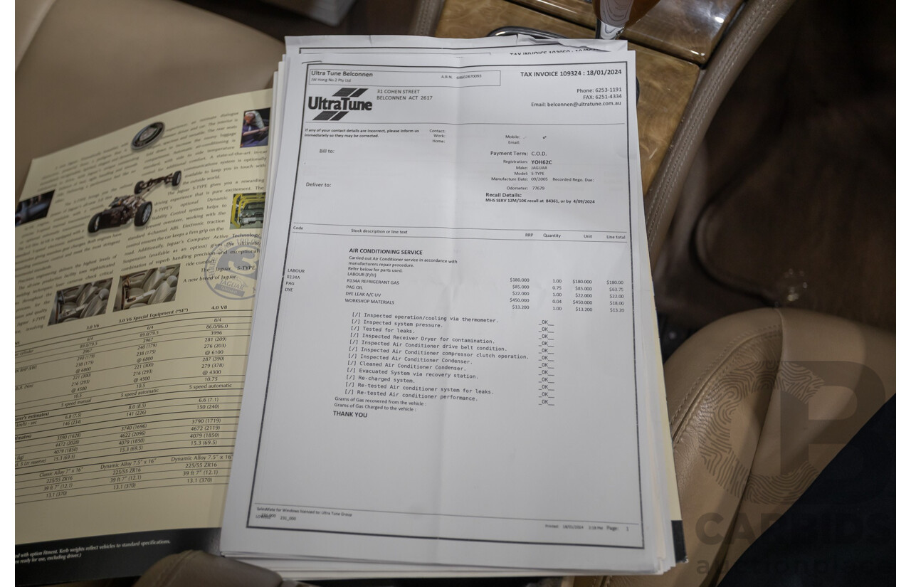 11/2003 Jaguar S Type V6 Luxury 4D Sedan Quartz Grey Metallic V6 3.0L