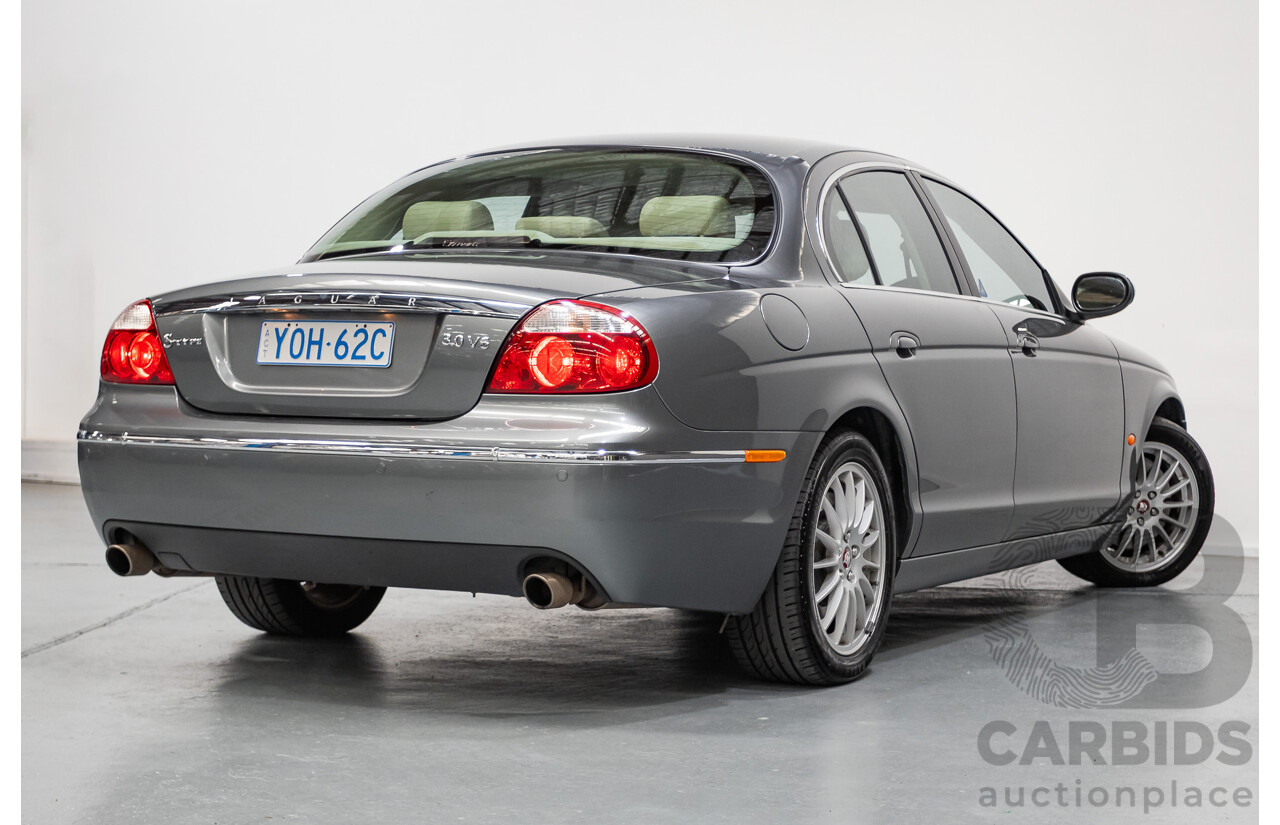 11/2003 Jaguar S Type V6 Luxury 4D Sedan Quartz Grey Metallic V6 3.0L