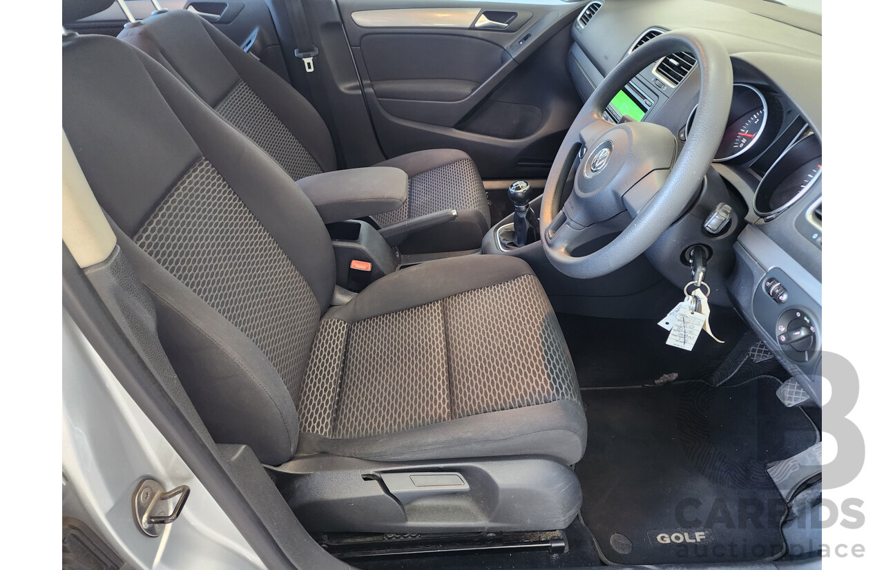 5/2012 Volkswagen Golf 77 TSI 1K MY12 5d Hatchback Silver 1.2L