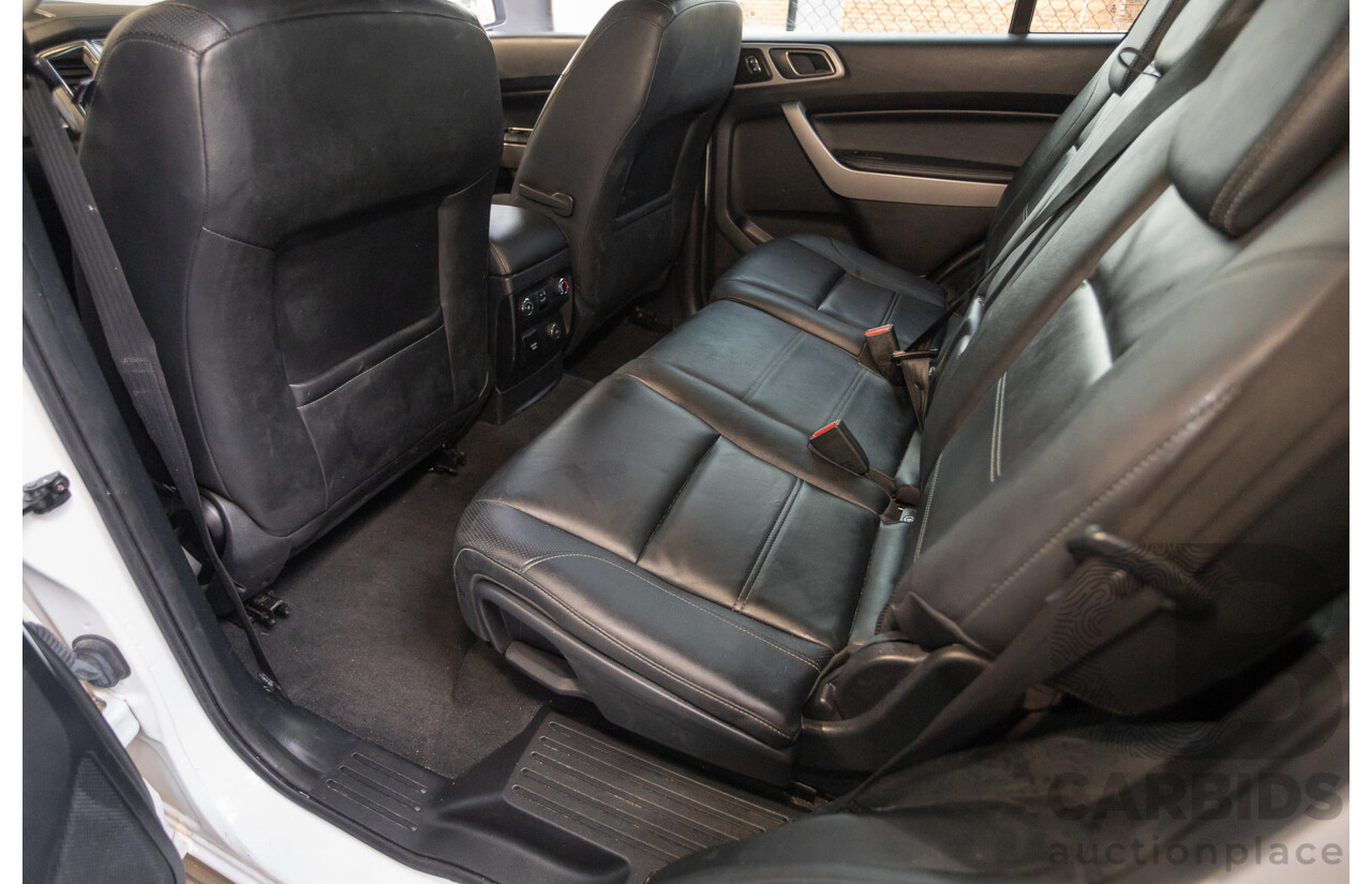 08/2018 Ford Everest Trend  UA II MY19 4D Wagon White Twin Turbo Diesel 2.0L - 7 Seats