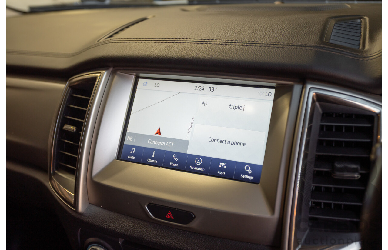 08/2018 Ford Everest Trend  UA II MY19 4D Wagon White Twin Turbo Diesel 2.0L - 7 Seats