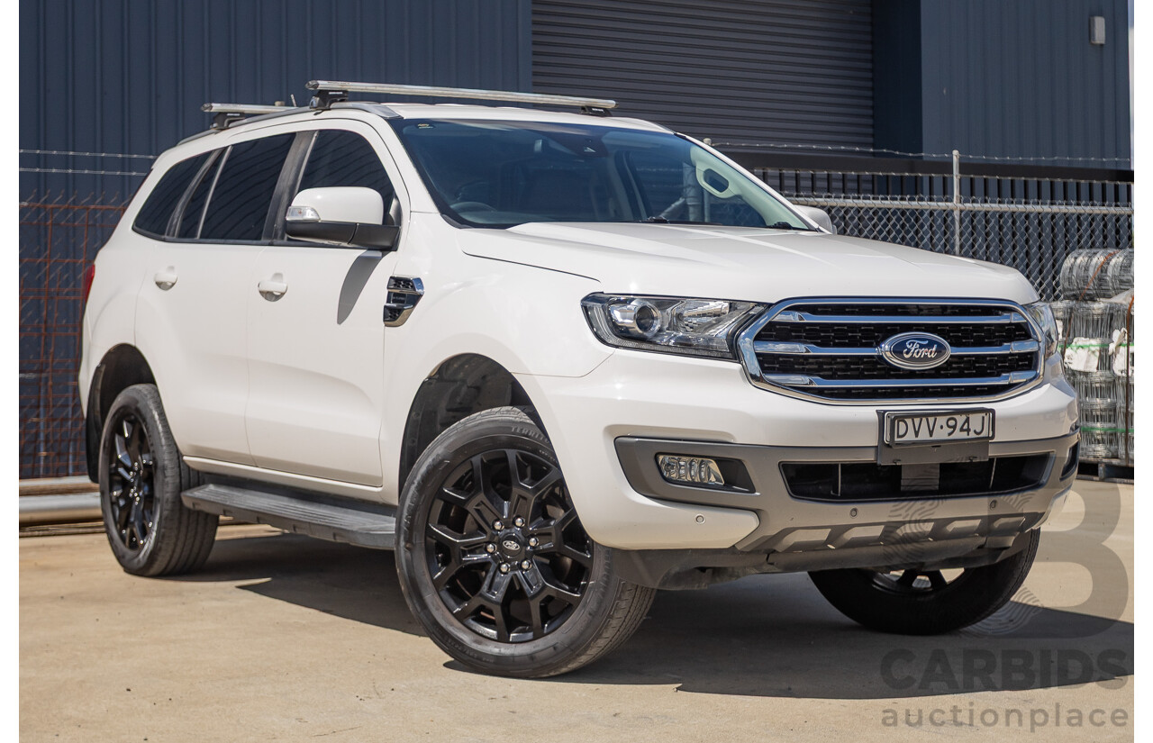 08/2018 Ford Everest Trend UA II MY19 4D Wagon White Twin Turbo Diesel 2.0L - 7 Seats