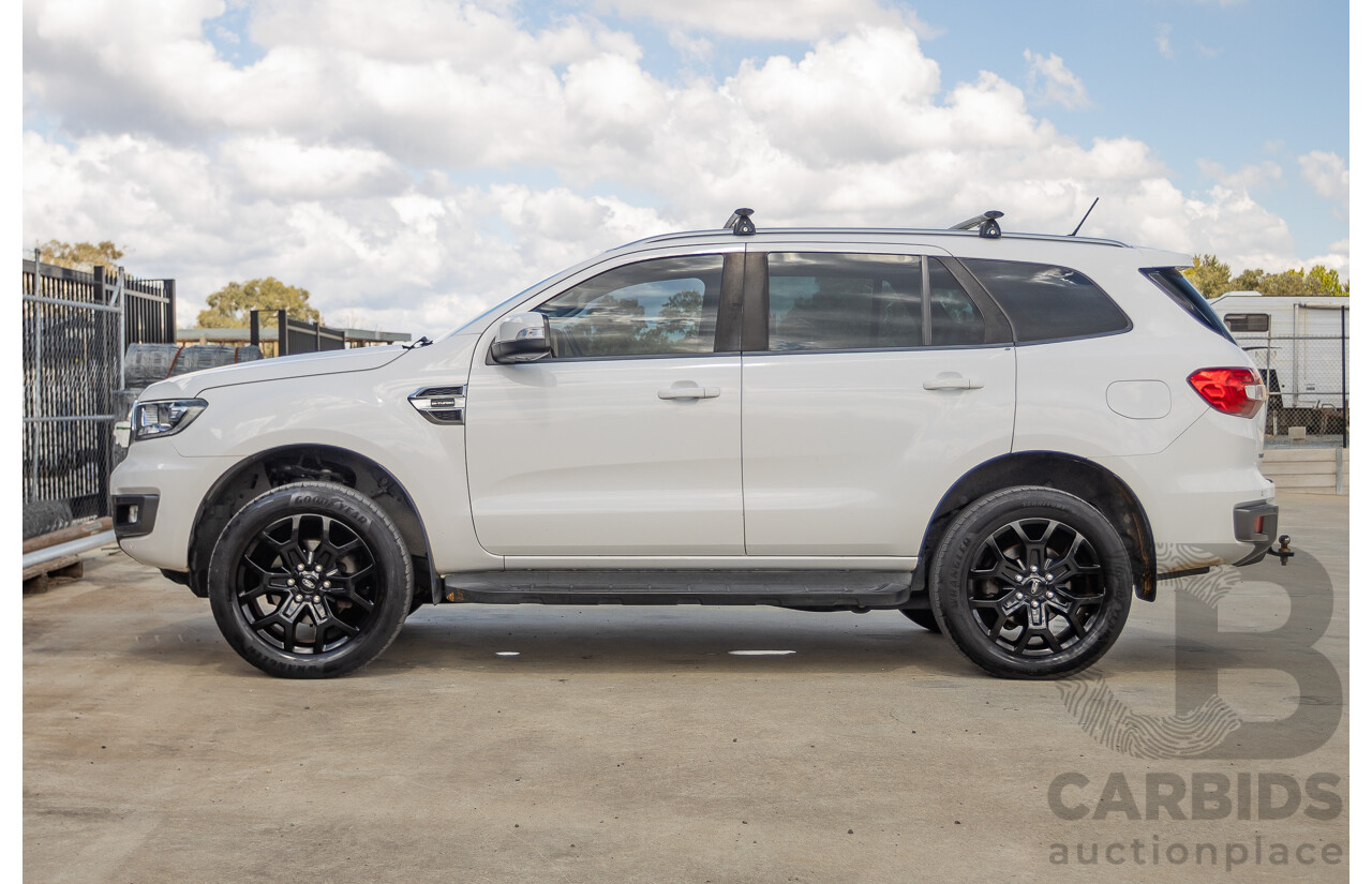 08/2018 Ford Everest Trend UA II MY19 4D Wagon White Twin Turbo Diesel 2.0L - 7 Seats