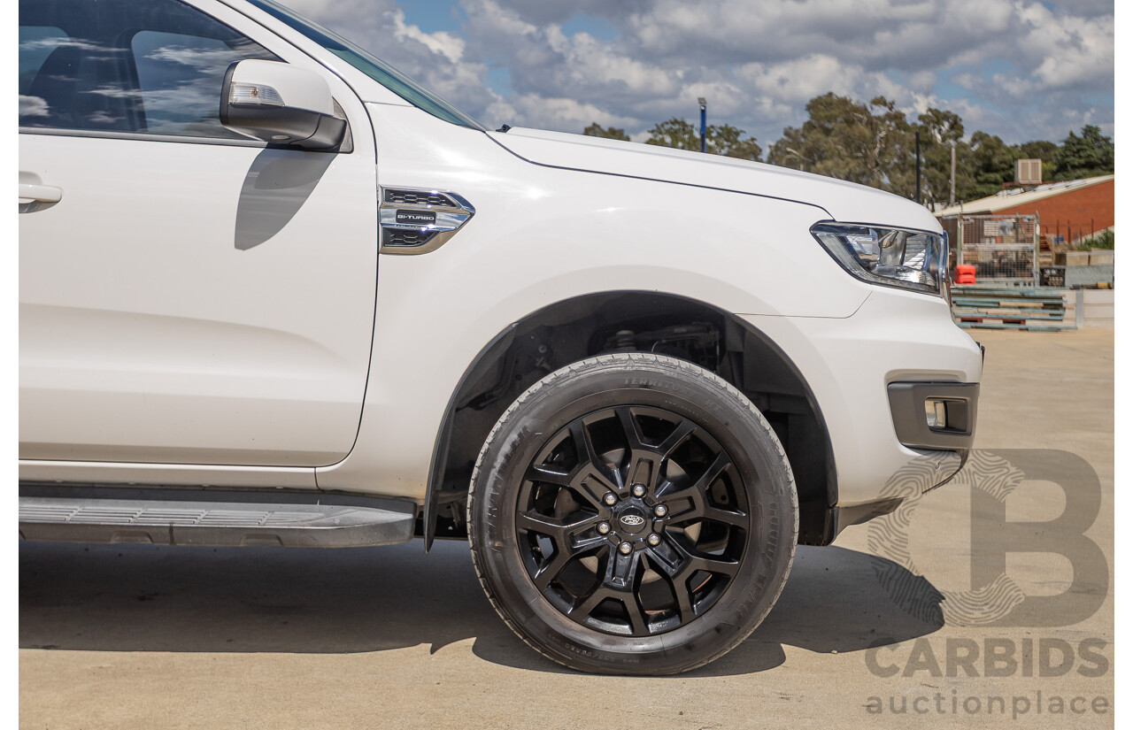 08/2018 Ford Everest Trend  UA II MY19 4D Wagon White Twin Turbo Diesel 2.0L - 7 Seats