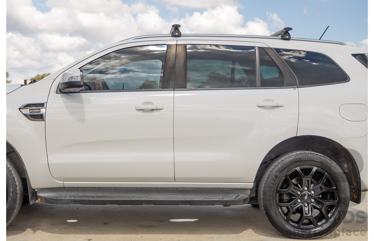 08/2018 Ford Everest Trend  UA II MY19 4D Wagon White Twin Turbo Diesel 2.0L - 7 Seats