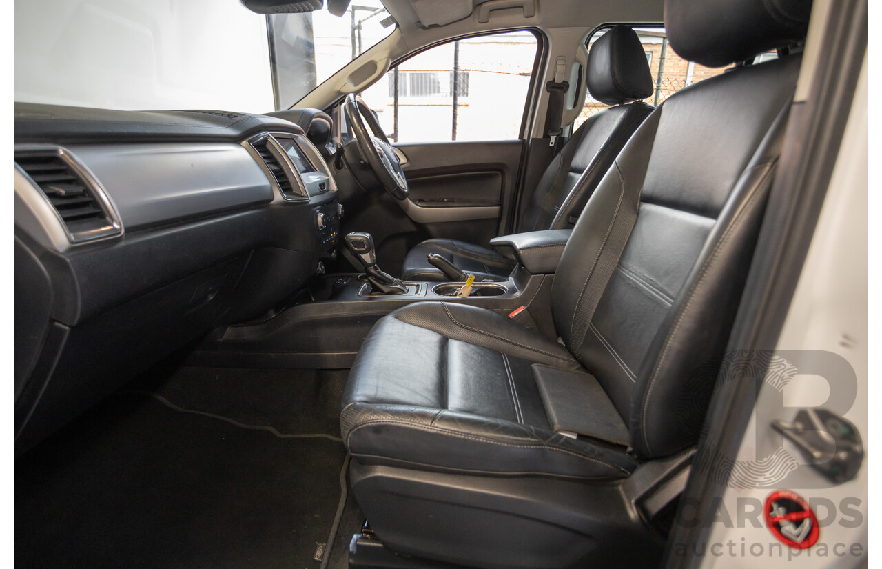 08/2018 Ford Everest Trend  UA II MY19 4D Wagon White Twin Turbo Diesel 2.0L - 7 Seats