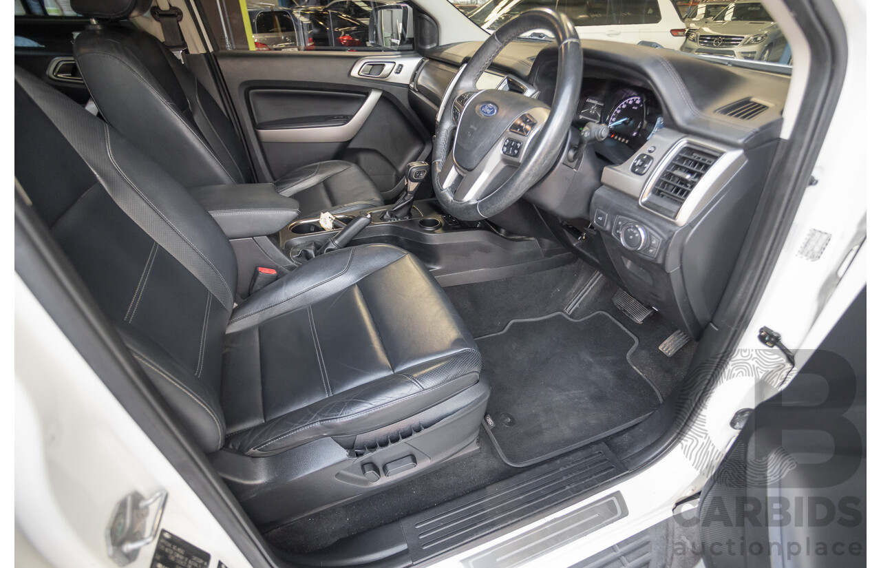 08/2018 Ford Everest Trend  UA II MY19 4D Wagon White Twin Turbo Diesel 2.0L - 7 Seats