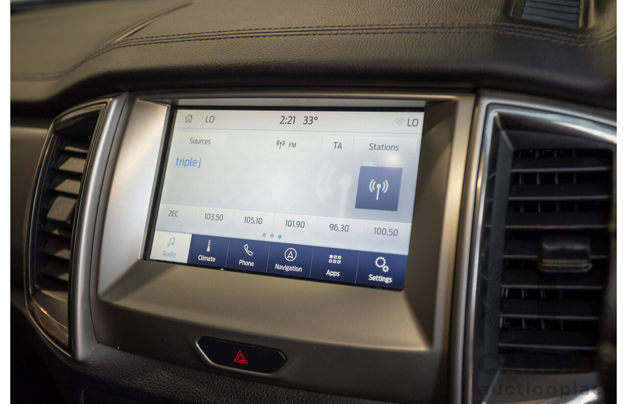 08/2018 Ford Everest Trend  UA II MY19 4D Wagon White Twin Turbo Diesel 2.0L - 7 Seats