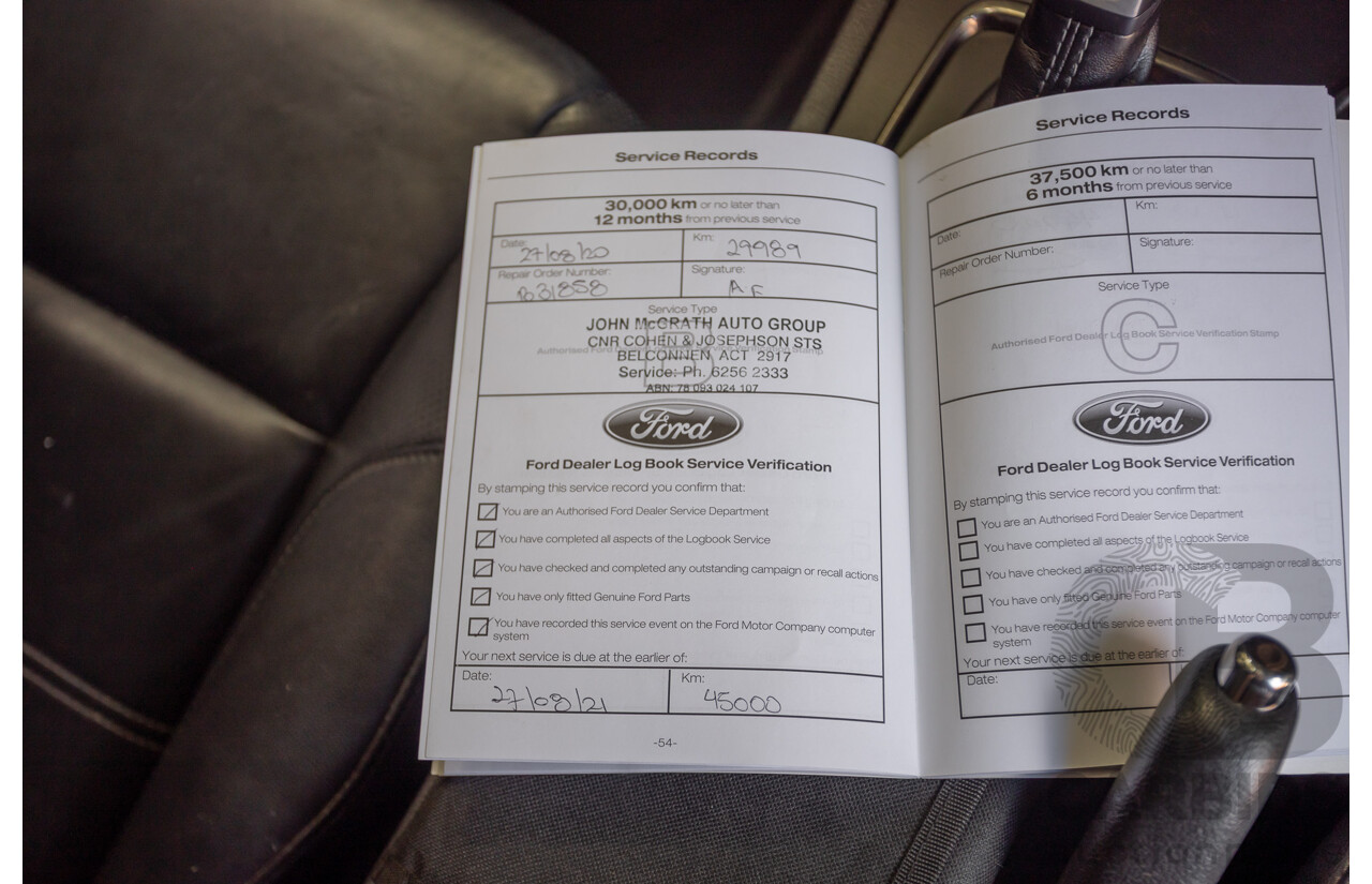 08/2018 Ford Everest Trend  UA II MY19 4D Wagon White Twin Turbo Diesel 2.0L - 7 Seats