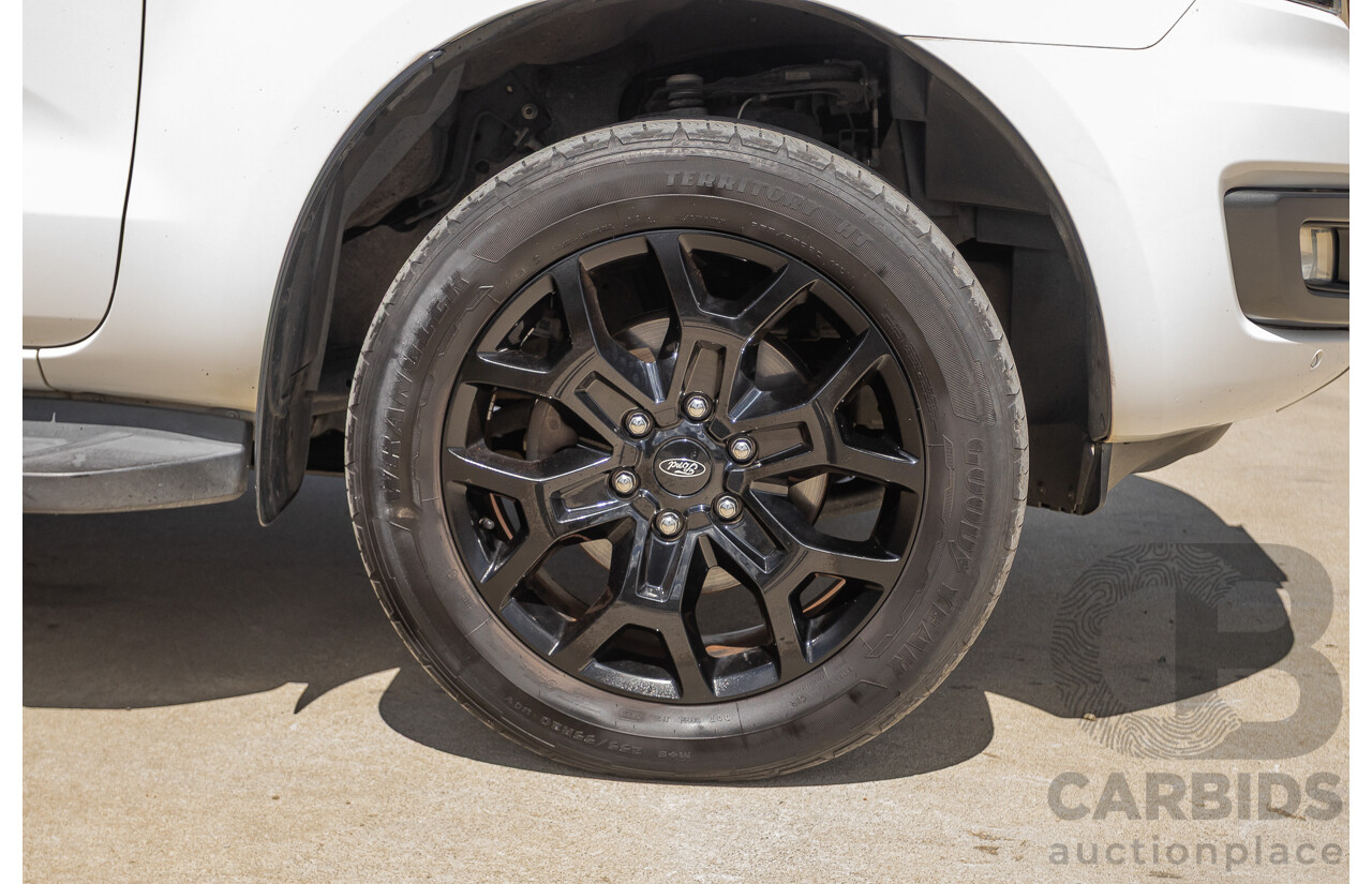 08/2018 Ford Everest Trend  UA II MY19 4D Wagon White Twin Turbo Diesel 2.0L - 7 Seats