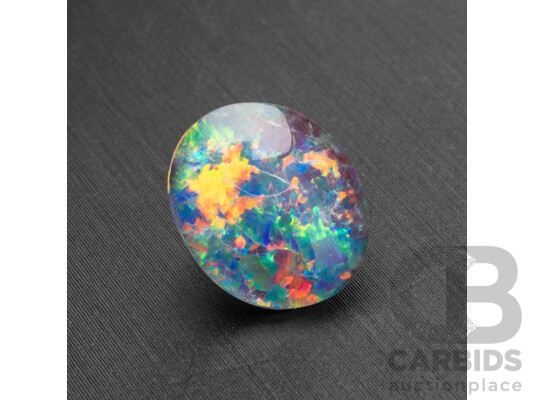 3.45ct Oval Cut Precious Australian Opal Triplet
