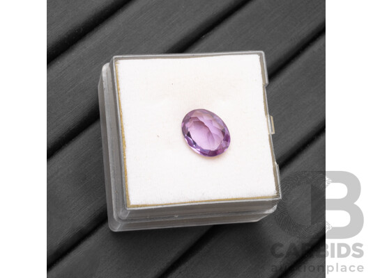2.15ct Oval Cut Purple/Bluish Parti Sapphire