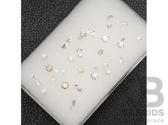 2.20cts of Loose Natural Diamonds - Lot of 36