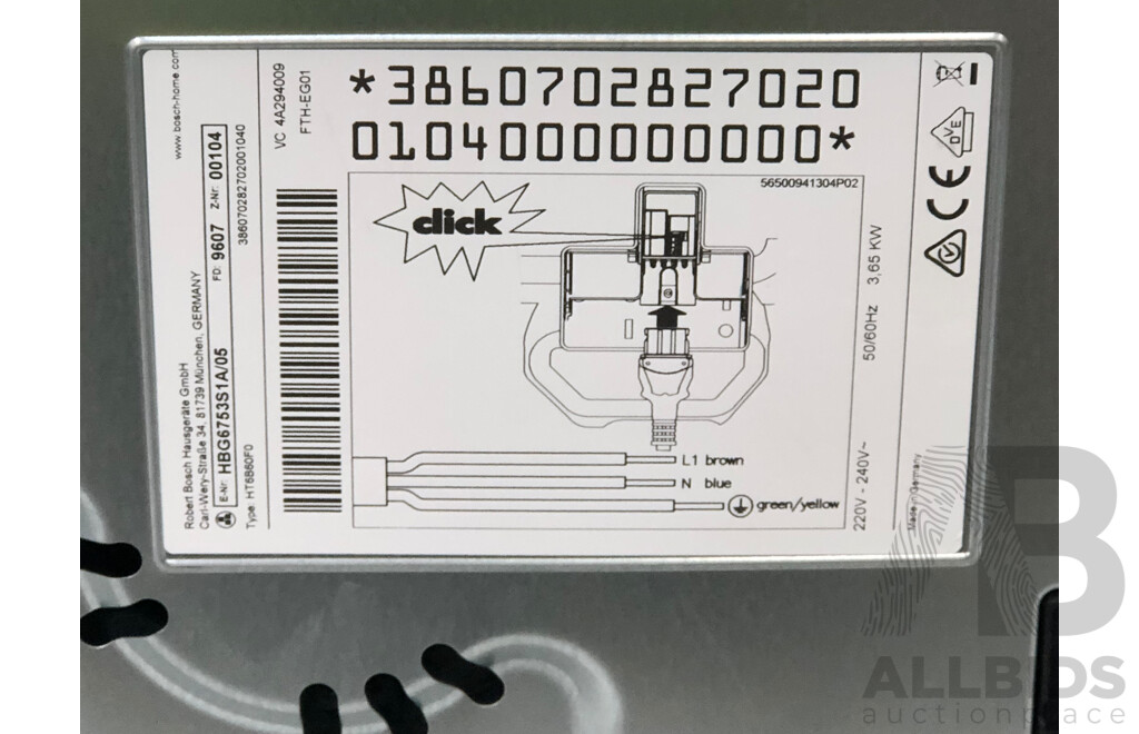 Bosch 60cm Series 8 Pyrolytic Electric Built-In Oven