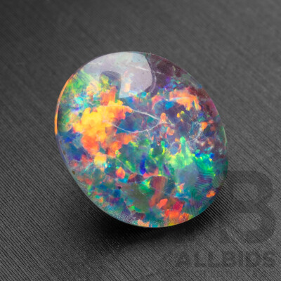 3.45ct Oval Cut Precious Australian Opal Triplet