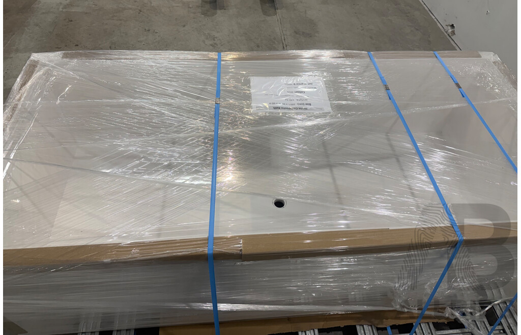 Stone Composite Bath - White, 200Lx 90W X 60H - ORP $6,000.00