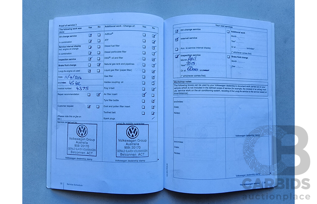 5/2012 Volkswagen Tiguan 103 TDI 5NC MY12 4d Wagon Grey 2.0L