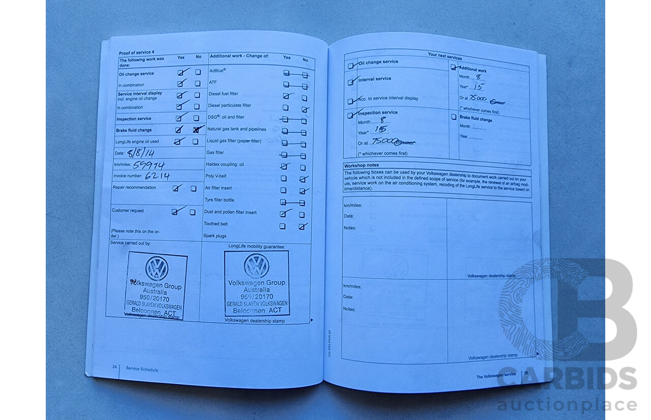 5/2012 Volkswagen Tiguan 103 TDI 5NC MY12 4d Wagon Grey 2.0L