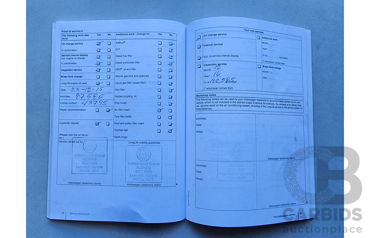 5/2012 Volkswagen Tiguan 103 TDI 5NC MY12 4d Wagon Grey 2.0L