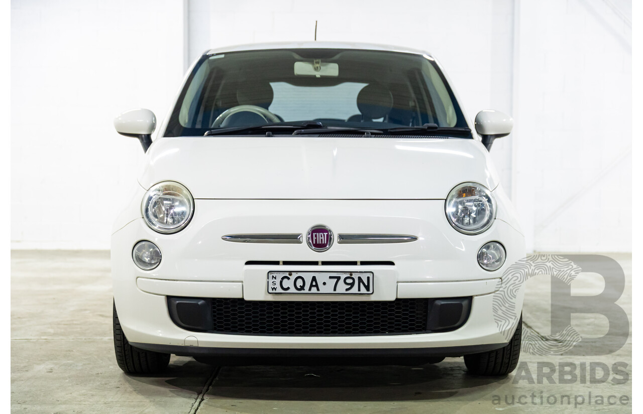 12/2013 Fiat 500 Pop MY13 3d Hatchback Bianca White 1.2L