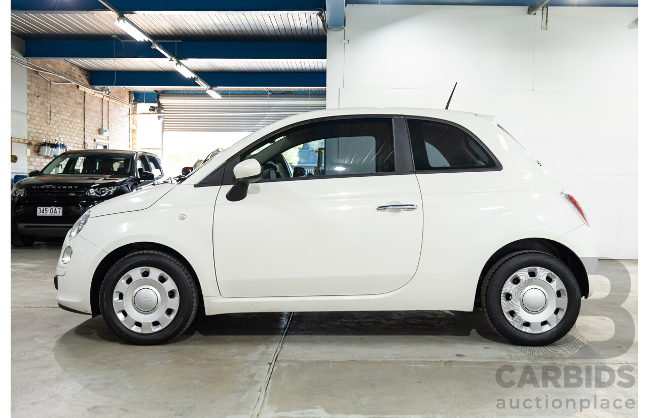 12/2013 Fiat 500 Pop MY13 3d Hatchback Bianca White 1.2L